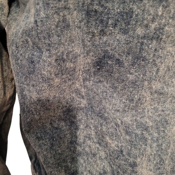 Vintage Belma Distressed 80s Denim Jacket Size Small Blue Retro Acid Wash - Picture 8 of 9